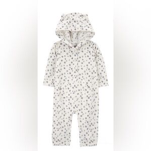 Carter's Child of Mine Baby Girl Hooded Jumpsuit, One-Piece - *NEW*